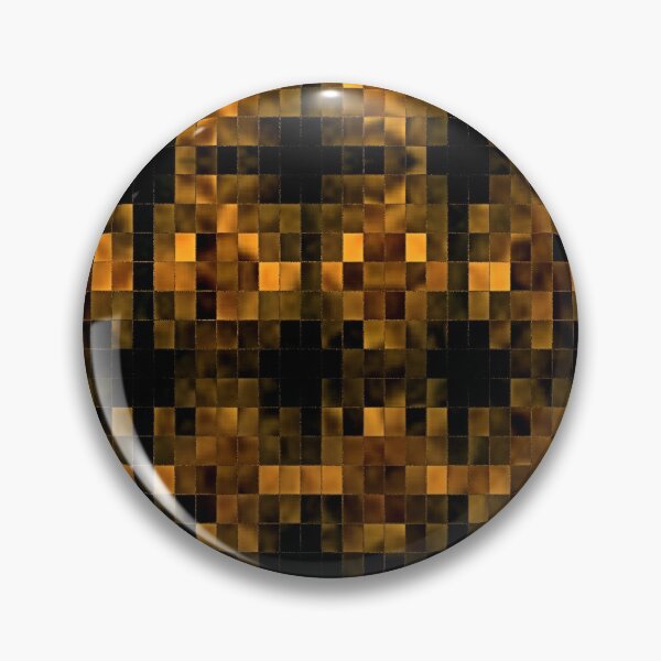 Item preview, Pixel Art Brown and Gold Pattern designed and sold by Manic-Spider.