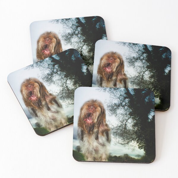 Item preview, Chatty Spinone by heidiannemorris designed and sold by FOLK ART FUSION by heidiannemorris.