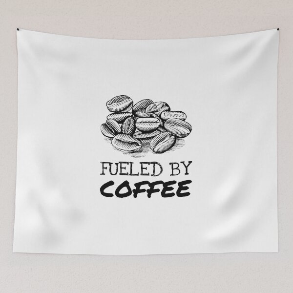 Item preview, Fueled By Coffee Bean Detailed Bean Sketch designed and sold by javes93.