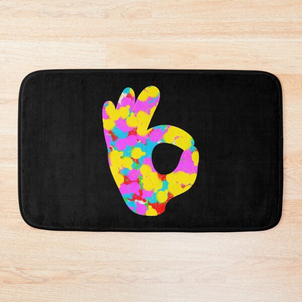 Item preview, OK Sign Pop Colour/Color Tie Dye Funky Cool Indie designed and sold by IBMClothing.
