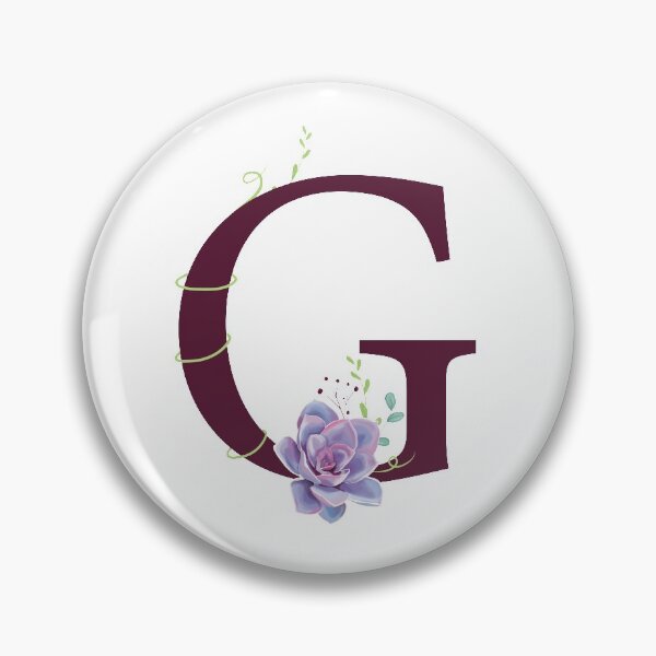Item preview, Letter G, succulents designed and sold by TaniaBri.