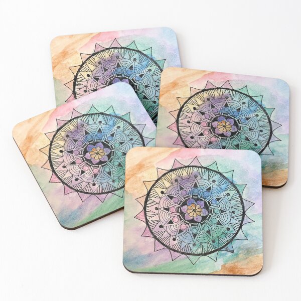 Item preview, Original Watercolor Mandala designed and sold by TheDoodleNurse.