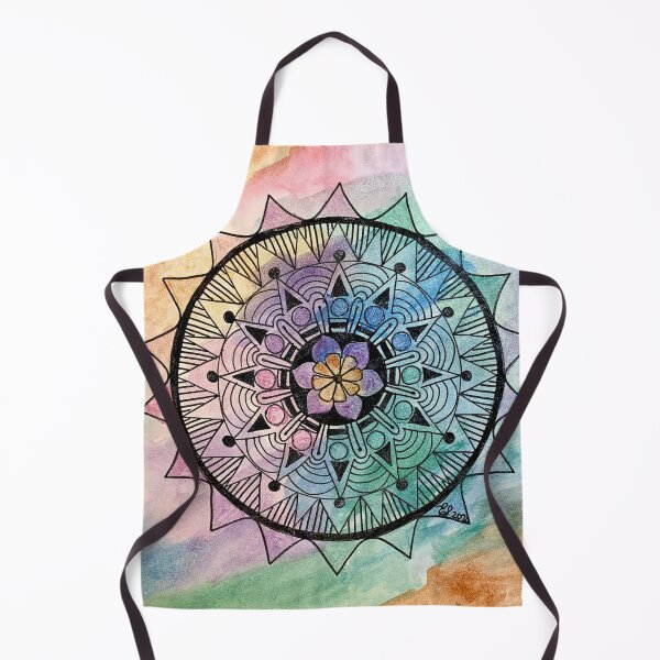 Item preview, Original Watercolor Mandala designed and sold by TheDoodleNurse.