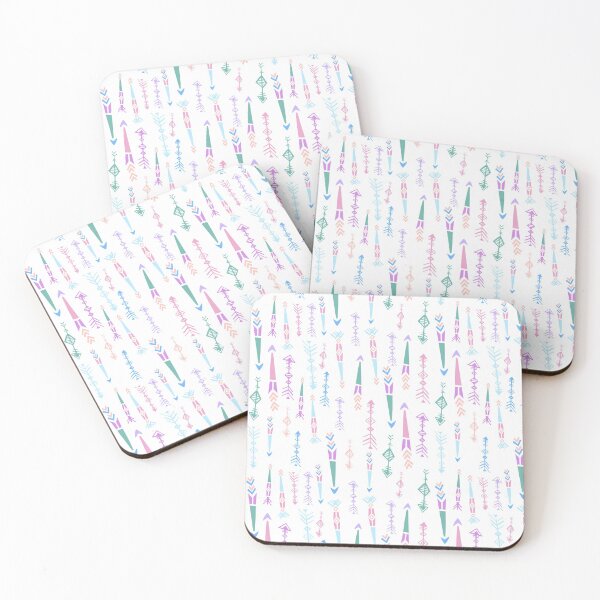 Item preview, Boho arrow pattern - Pastel Colour Palette designed and sold by Sketchbook Designs.