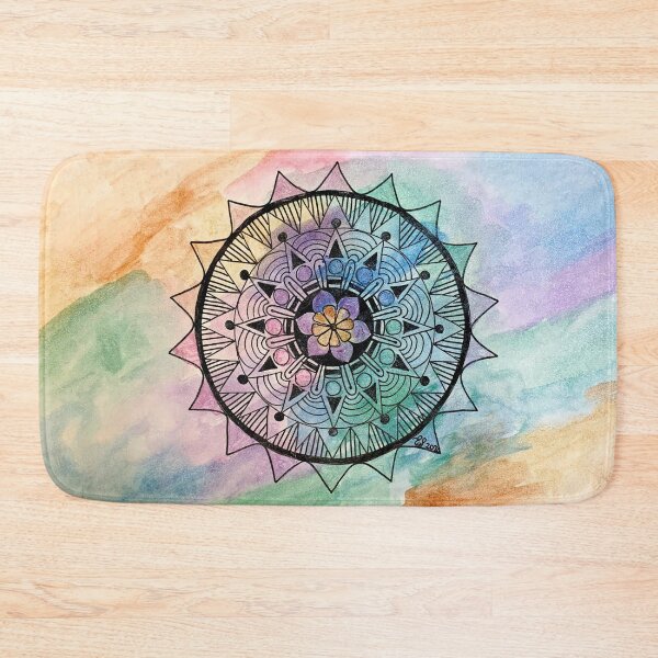Item preview, Original Watercolor Mandala designed and sold by TheDoodleNurse.