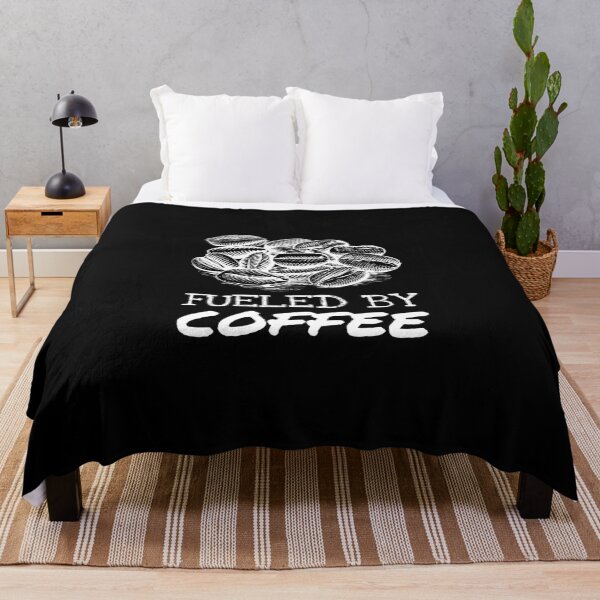 Item preview, Fueled By Coffee Bean Detailed Bean Sketch White designed and sold by javes93.
