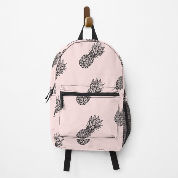Item preview, Simple Pink and Black Pineapple designed and sold by hearthearts.
