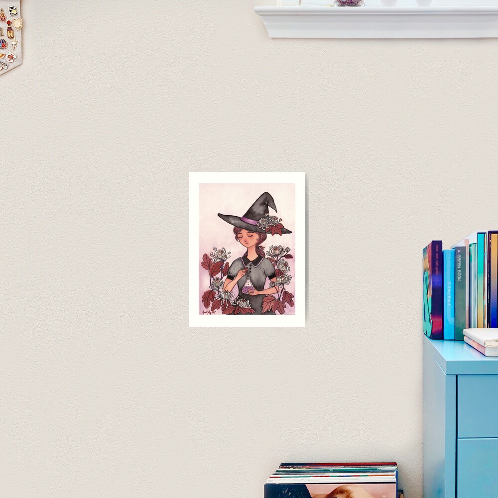The Girl with Magic Poison Art Print