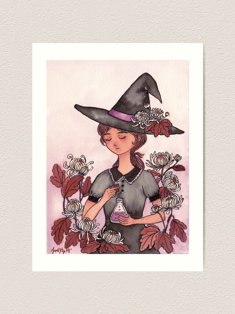 Alternate view of The Girl with Magic Poison Art Print