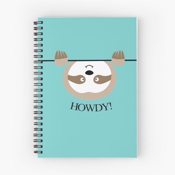 Item preview, Howdy! lustiges Faultier Cartoon designed and sold by Nicole Bleck.