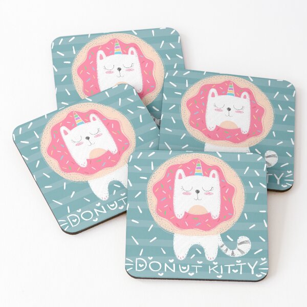 Item preview, Donut Kitty Caticorn designed and sold by 3bythelake.