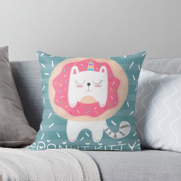Item preview, Donut Kitty Caticorn designed and sold by 3bythelake.