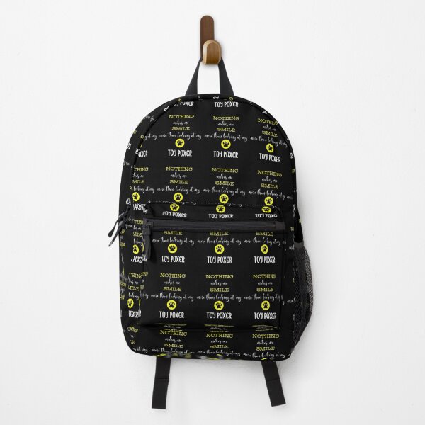 Nothing Makes Me Smile More Than Looking At My Toy Poxer - Toy Poxer Gift Idea Backpack