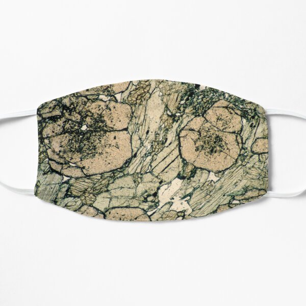 Garnet Crystals in Pyroxene & Quartz Flat Mask