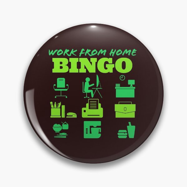 Item preview, work from home bingo designed and sold by doctors-apparel.