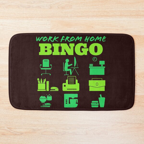 Item preview, work from home bingo designed and sold by doctors-apparel.