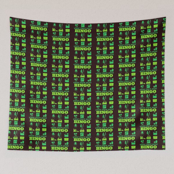 Item preview, work from home bingo designed and sold by doctors-apparel.