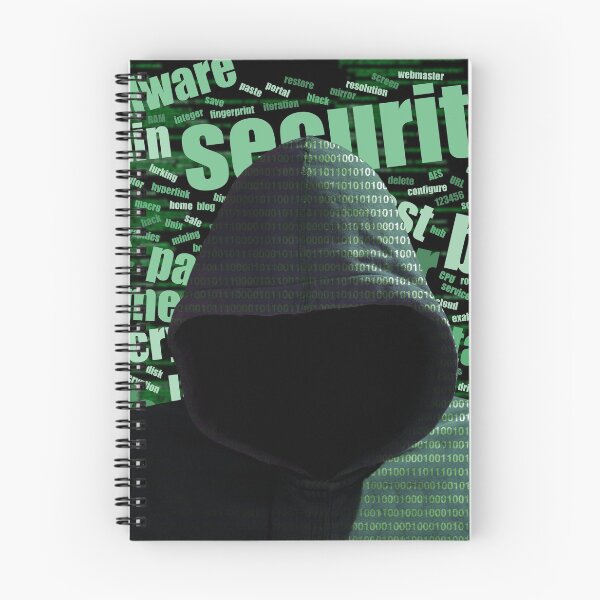 Item preview, Hoody hacker cybersecurity word cloud information security conce designed and sold by NerdySherds.