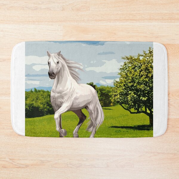 Item preview, White horse designed and sold by pjesusartrb.