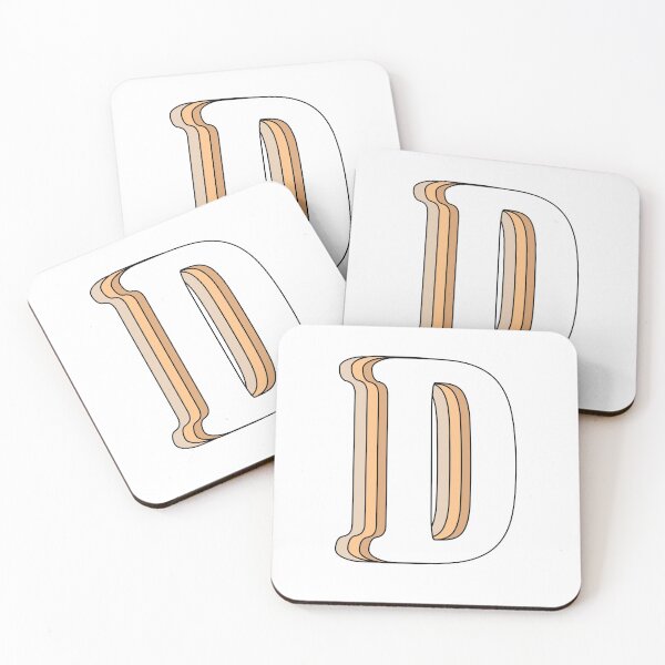 Item preview, The letter D - retro designed and sold by Margje.