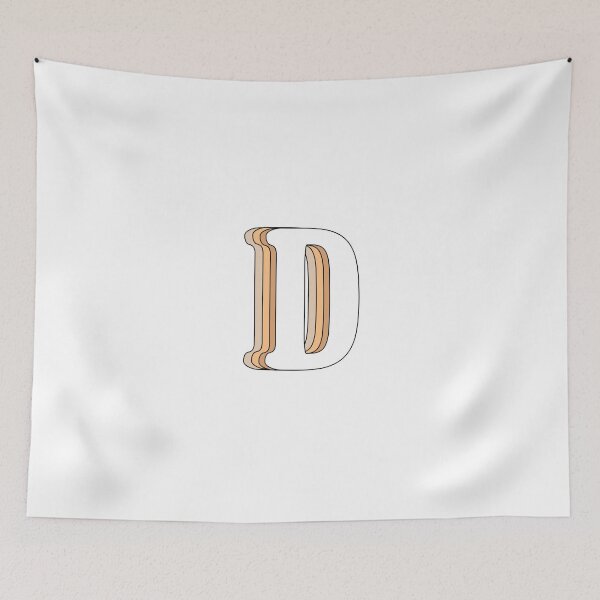 Item preview, The letter D - retro designed and sold by Margje.