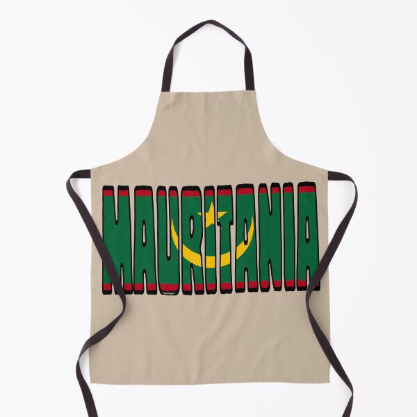 Item preview, Mauritania Font with Flag designed and sold by Havocgirl.