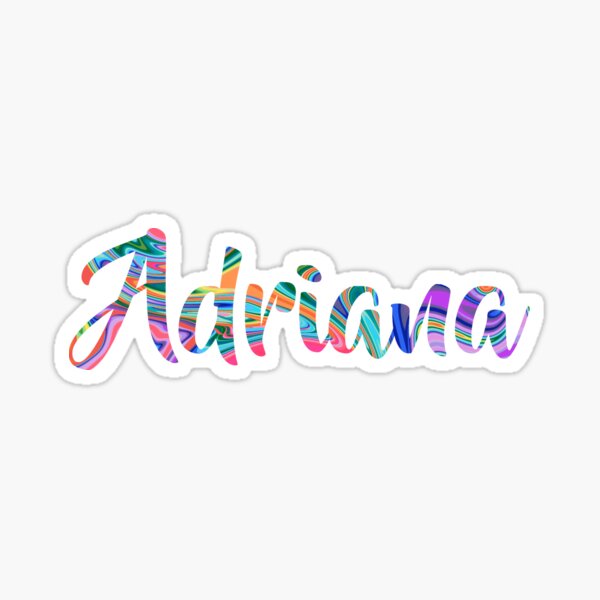 Adriana Name Stickers for Sale | Redbubble Adriana Name Stickers for Sale | Redbubble