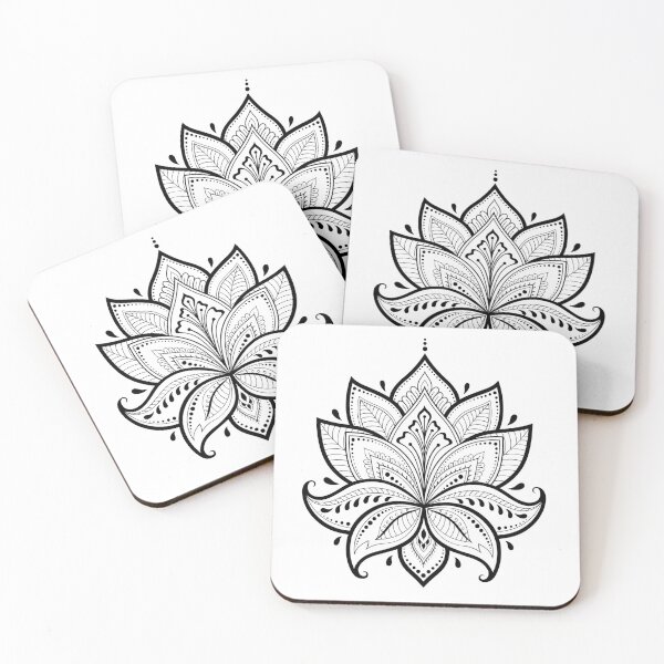 Item preview, Mehndi Lotus Art designed and sold by JTS STORE.