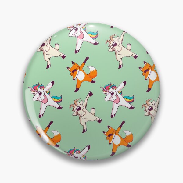Item preview, Dabbin Unicorn, Fox & Goat Pattern Gift designed and sold by Patterntastic.