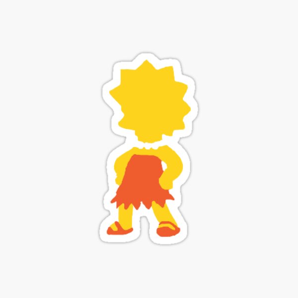Lisa Simpson Sticker