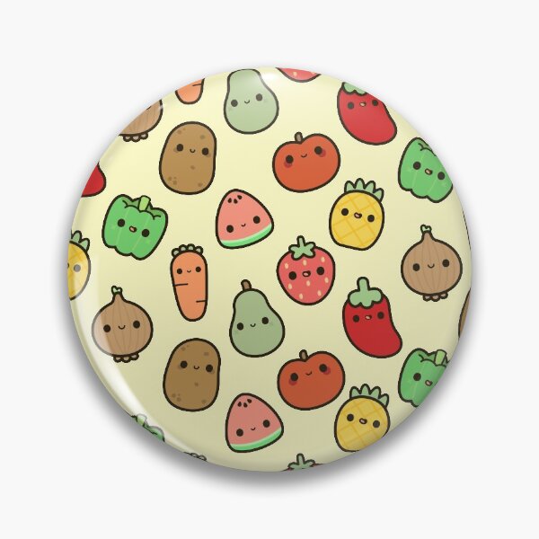 Item preview, Cute fruit and veg designed and sold by peppermintpopuk.