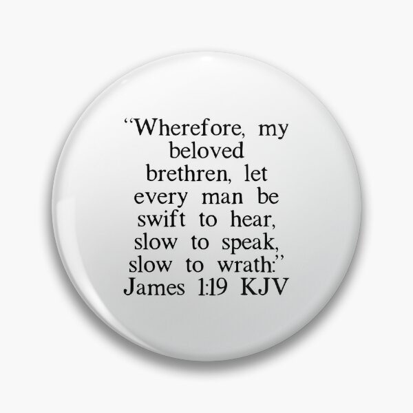 Item preview, James 1:19 KJV designed and sold by IBMClothing.