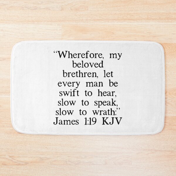 Item preview, James 1:19 KJV designed and sold by IBMClothing.