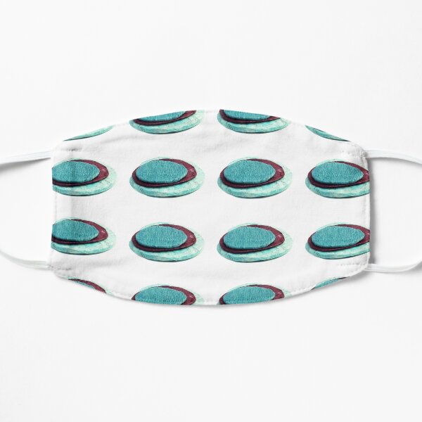 STONES AND WORDS - thin and thick, painted and stacked - Flat Mask