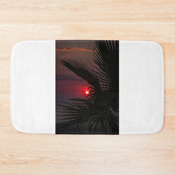 Item preview, Greek sunset through palm trees designed and sold by craig777red.