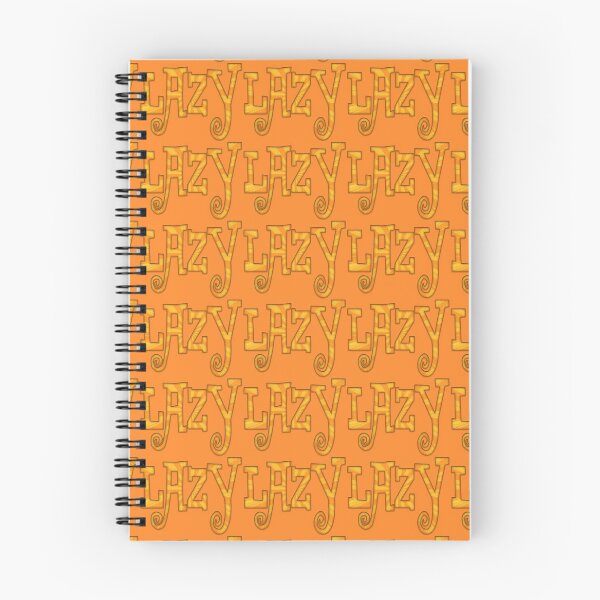 Item preview, Yellow-orange inscription "Lazy". The inscription in the style of a fairy tale. Concept illustration. designed and sold by SWAPBit.