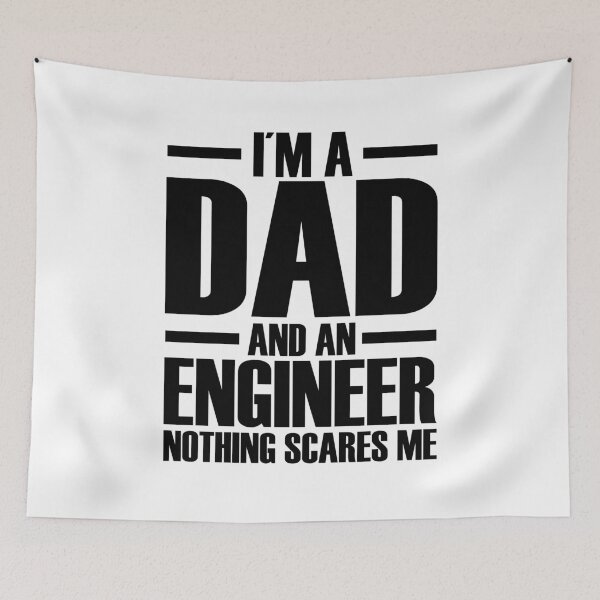 Item preview, I´M A DAD AND AN ENGINEER NOTHING SCARES ME| father's day gift designed and sold by RafaelLopezz.