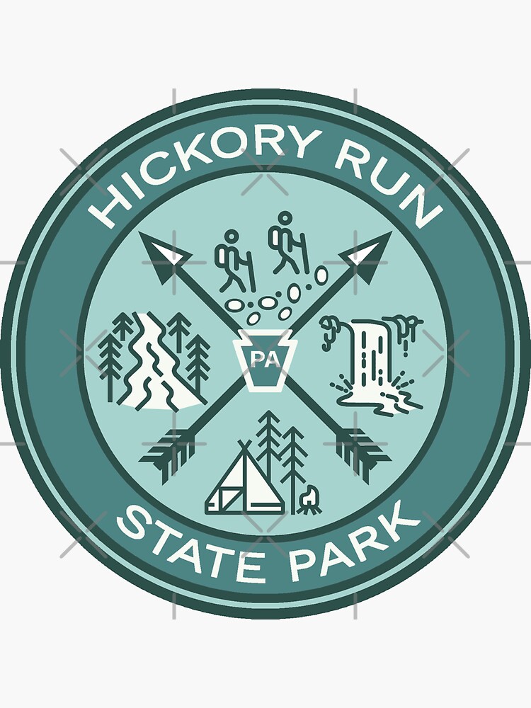 Thumbnail 3 von 3, Sticker, Hickory Run State Park Greens designt und verkauft von VanyaKar.