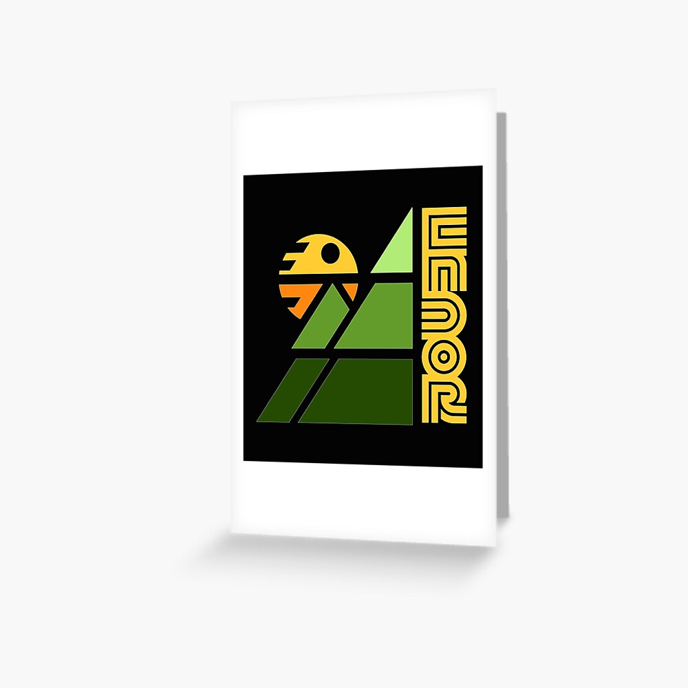 "endor logo" Greeting Card for Sale by raffitidesign Redbubble