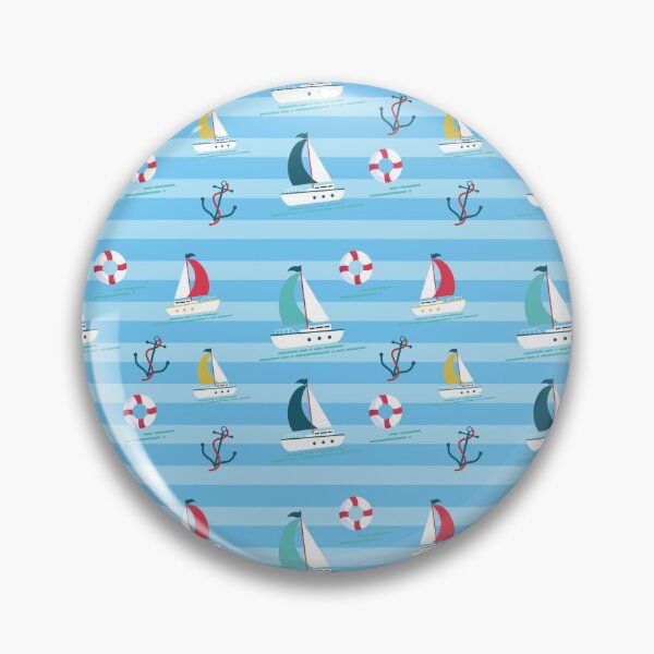 Item preview, Sail Boat Sailing Pattern Sea Ship Gift designed and sold by Patterntastic.