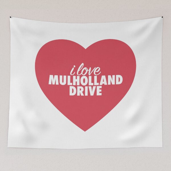 Item preview, I Love Mulholland Drive Red Heart designed and sold by modeoftravel.