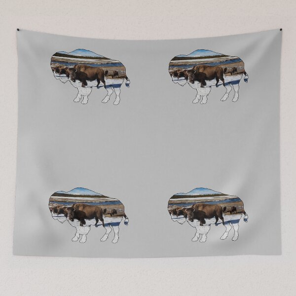 Item preview, Bison Yellowstone National Park designed and sold by darwinsworld.