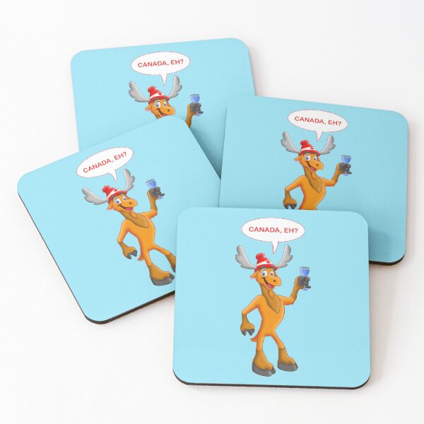 Item preview, Canada, eh? Funny moose with a toque designed and sold by AnnieLonghi.