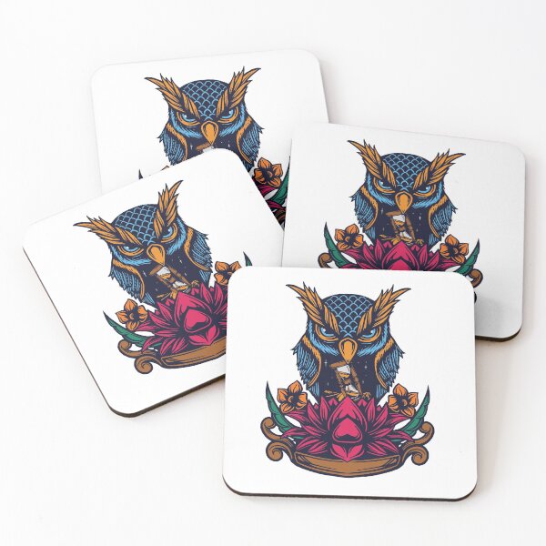 Item preview, Blue Owl On the Lotus designed and sold by JTS STORE.