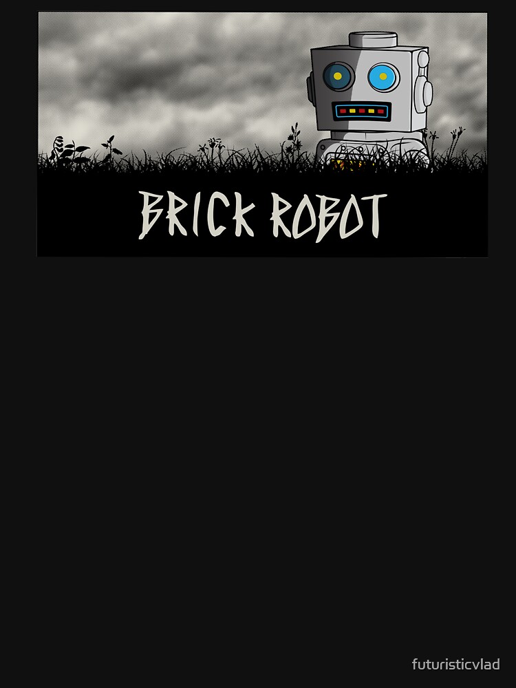 Thumbnail 7 of 7, Essential T-Shirt, Brick Robot designed and sold by futuristicvlad.