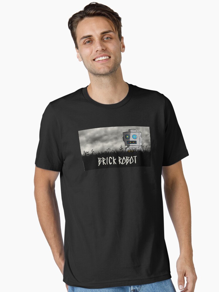 Thumbnail 1 of 7, Essential T-Shirt, Brick Robot designed and sold by futuristicvlad.