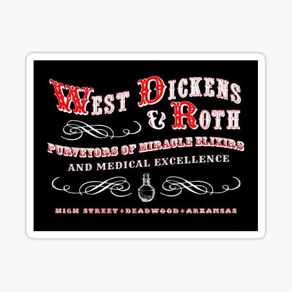 West Dickens & Roth Sticker