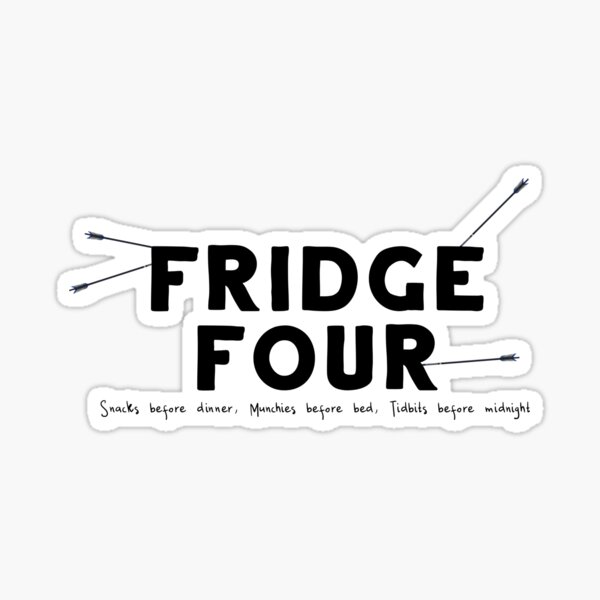 Fridge Four Sticker