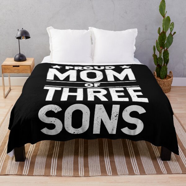 Item preview, Proud Mom of 3 Sons - Boy mom & Mom of boys, Mom and Son designed and sold by LookFrog.