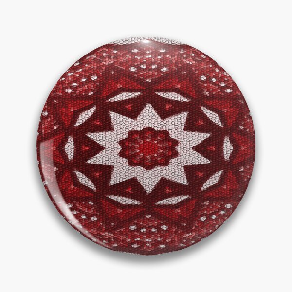 Item preview, Red and White Rave Mosaic Print designed and sold by Manic-Spider.